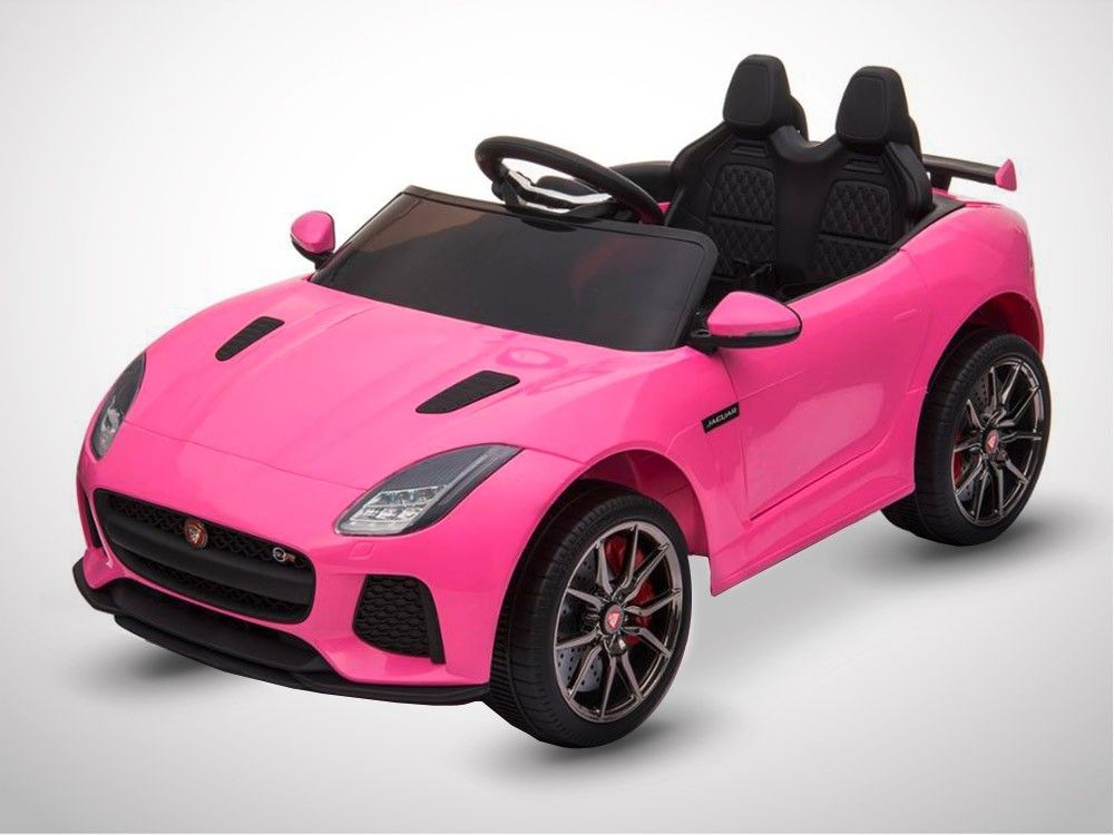 Voiture électrique enfant KINGTOYS - Jaguar F-TYPE SVR 50W - Rose