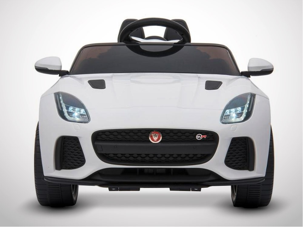 Voiture électrique enfant KINGTOYS - Jaguar F-TYPE SVR 50W - Blanc