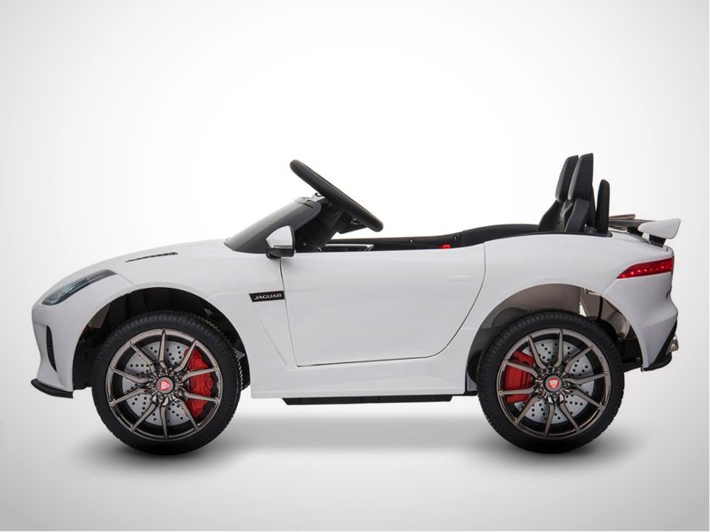 Voiture électrique enfant KINGTOYS - Jaguar F-TYPE SVR 50W - Blanc