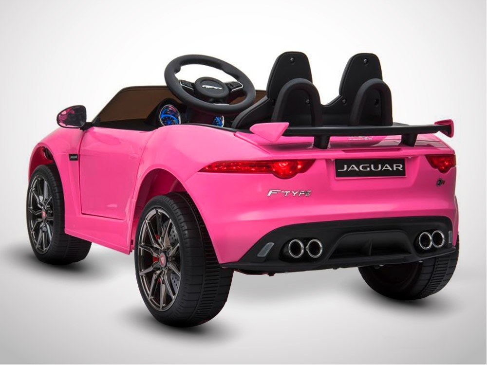 Voiture électrique enfant KINGTOYS - Jaguar F-TYPE SVR 50W - Rose